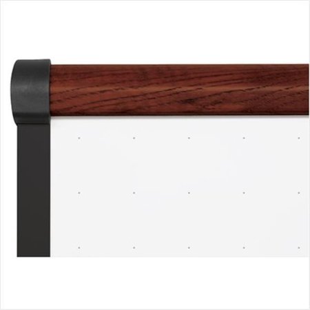 BEST RITE Best Rite 221OH-03-S4 48 in. x 96 in. Thermal-Fused Melamine Dot Grid Whiteboard with Trim 221OH-03-S4